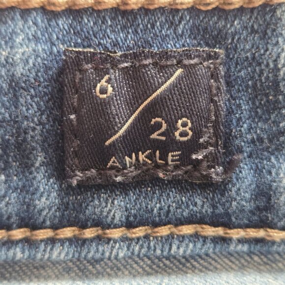 Lucky Brand Bridgette Hi Rise Ankle Skinny Jeans Size 6 - Picture 12 of 14